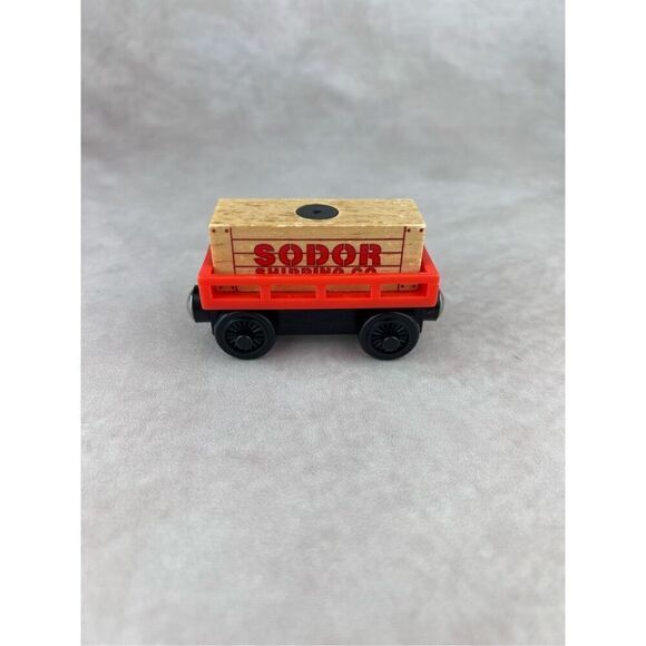 Vintage Thomas the train Wooden"SODOR CARGO CAR Gullane  2003 - Picture 5 of 8